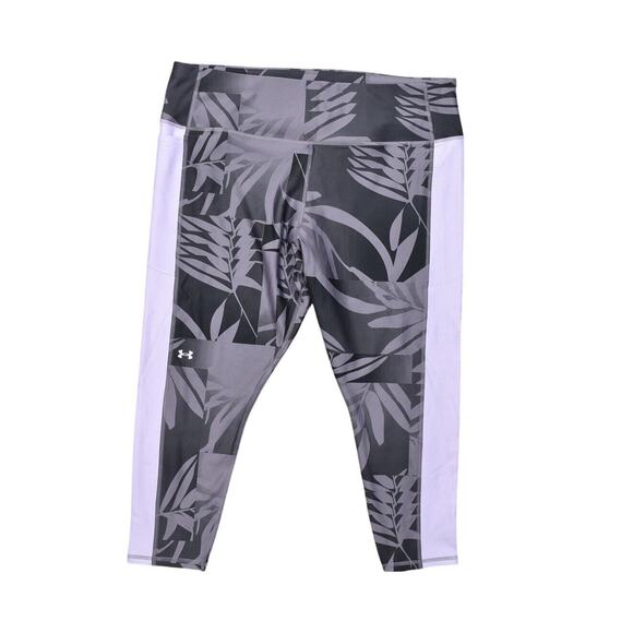 Under Armour Pants - Under Armour Purple Leggings 3X Plus Size Preowned Gym run Yoga